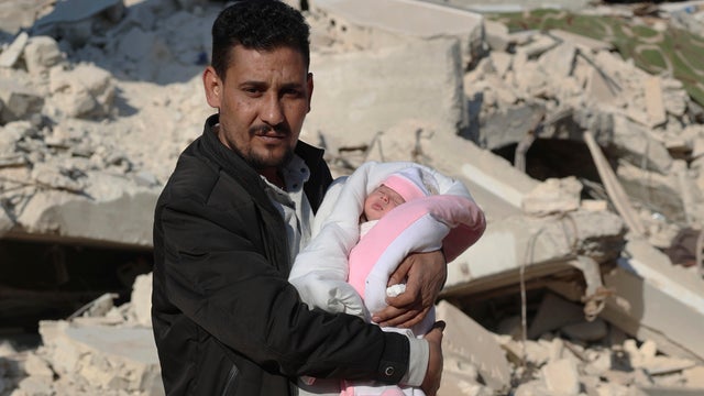 Syria Turkey Earthquake Newborn 