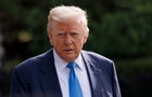 President Trump Departs White House For Rome 