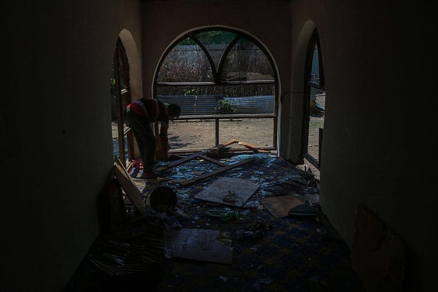 Damage In Uri After Cross-Border Shelling From Pakistan 