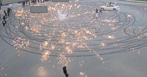 Drivers do donuts, set off fireworks in Pa. intersection: police on the hunt 
